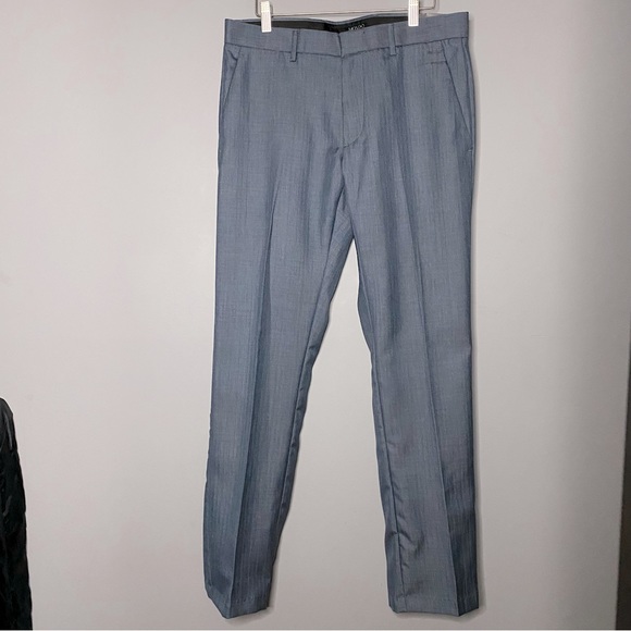 [32] Mondo Di Marco Ultra Slim Dress Pants | Blue - Picture 1 of 9